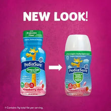 Pediasure Grow & Gain strawberry shake bottle in updated label design