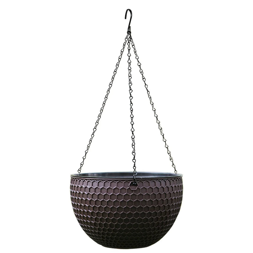 Visland Hanging Planters Self Watering Hanging Basket for Indoor Outdoor Plants Flower Plant Pot - USA MEGA SHOP