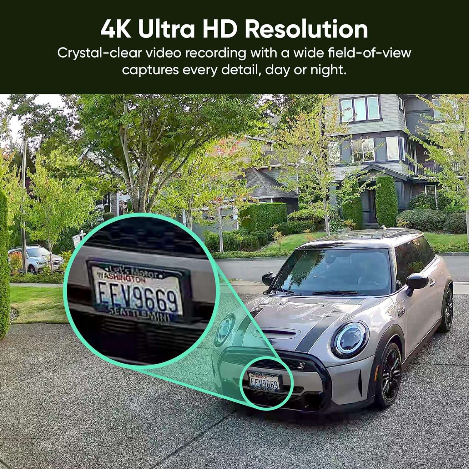 Wyze Cam Pan v4 4K Smart Security Camera, AI Indoor/Outdoor Camera with Color Night Vision, Pan/Tilt/Zoom, Voice Assistant Compatibility