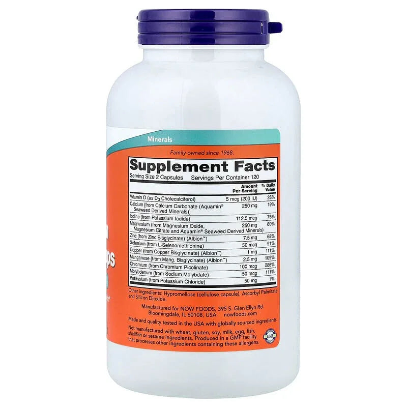 NOW Foods, Full Spectrum Mineral Caps, Capsules