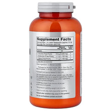 NOW Sports amino acid powder supplement bottle, back label with supplement facts