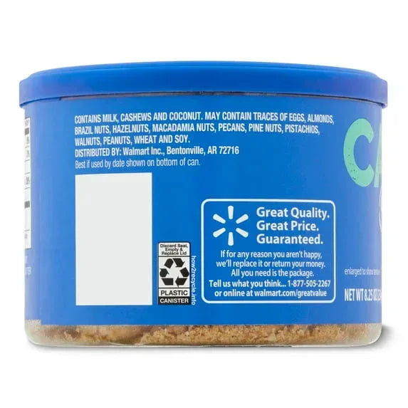 Great Value Toasted Coconut Cashews, 8.25 oz