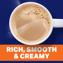 Instant café-style beverage in a mug with creamy foam