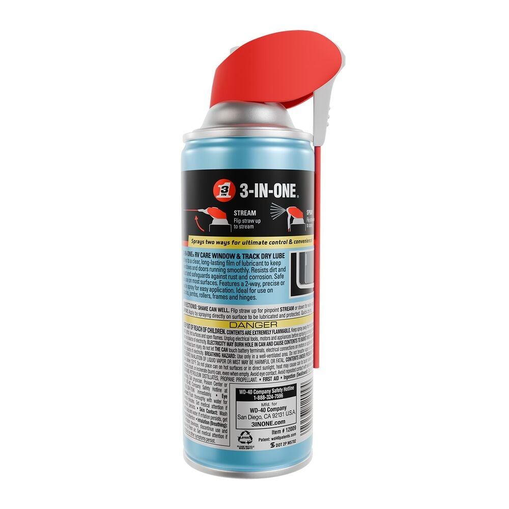 3-IN-ONE RVcare Slide-Out Silicone Lubricant Spray, 11 oz Can
