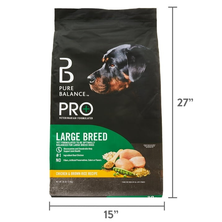 Pure Balance Pro+ Large Breed Chicken & Brown Rice Recipe Dry Dog Food