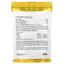 Dog Omega Skin & Coat soft chew bag back with nutrition facts and feeding directions