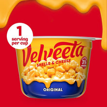 Velveeta macaroni and cheese cup with original-style cheese sauce