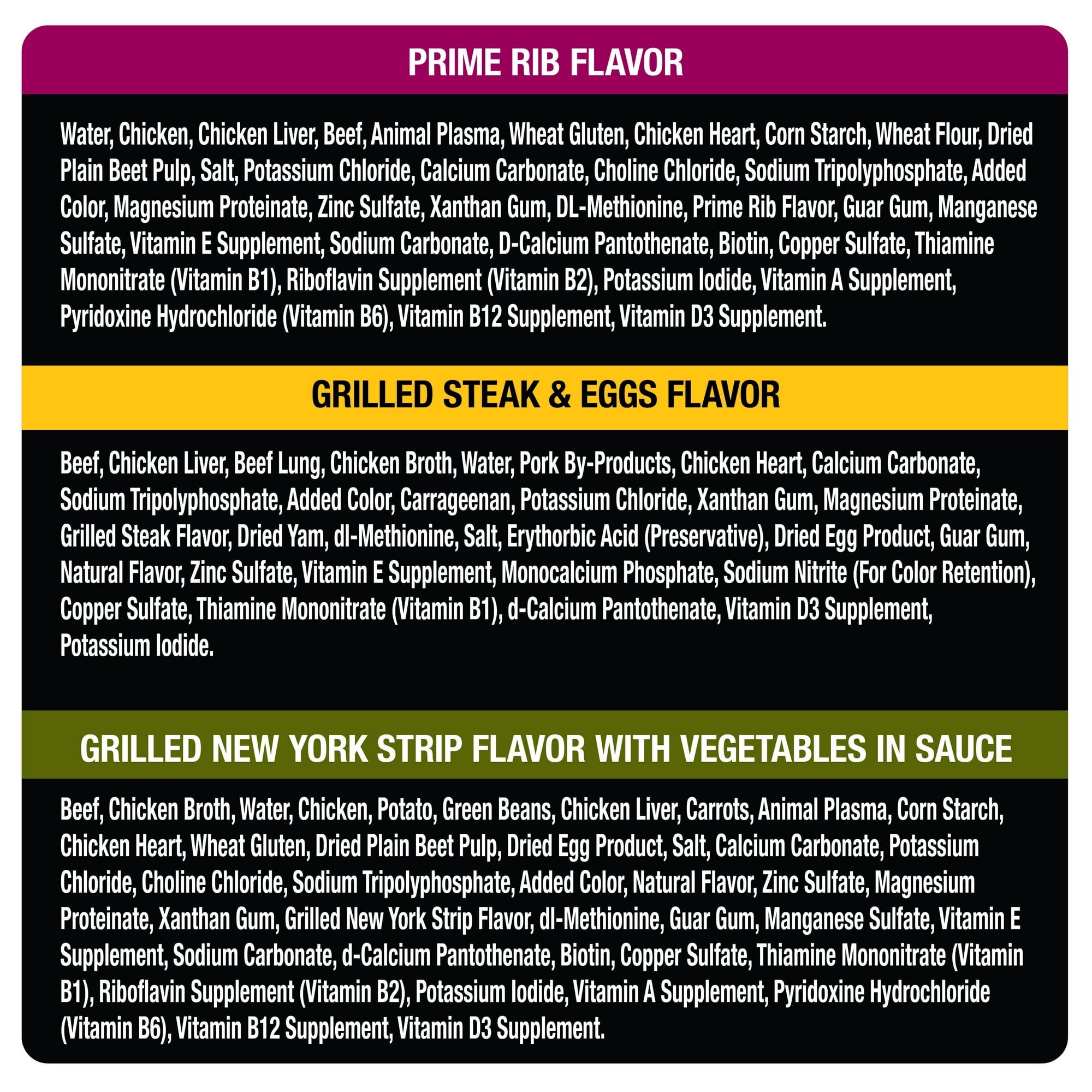 Cesar Steak Lovers Wet Dog Food Variety Pack, 3.5 Oz Trays (36 Pack)