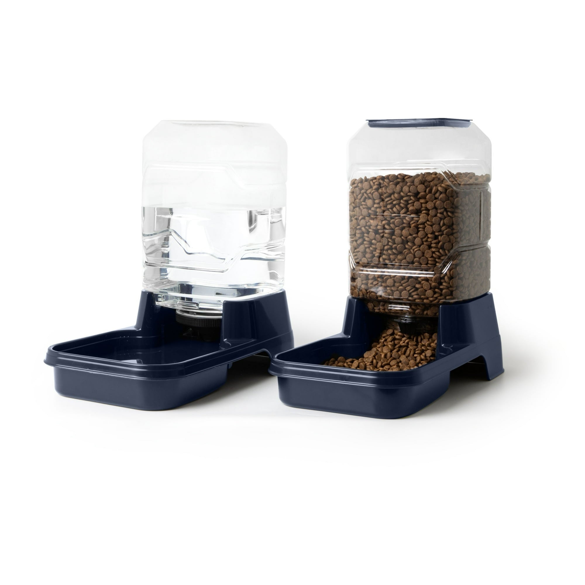 Vibrant Life Gravity Pet Waterer for Dogs and Cats, Large , Navy