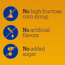 No high fructose corn syrup, no artificial flavors, no added sugar