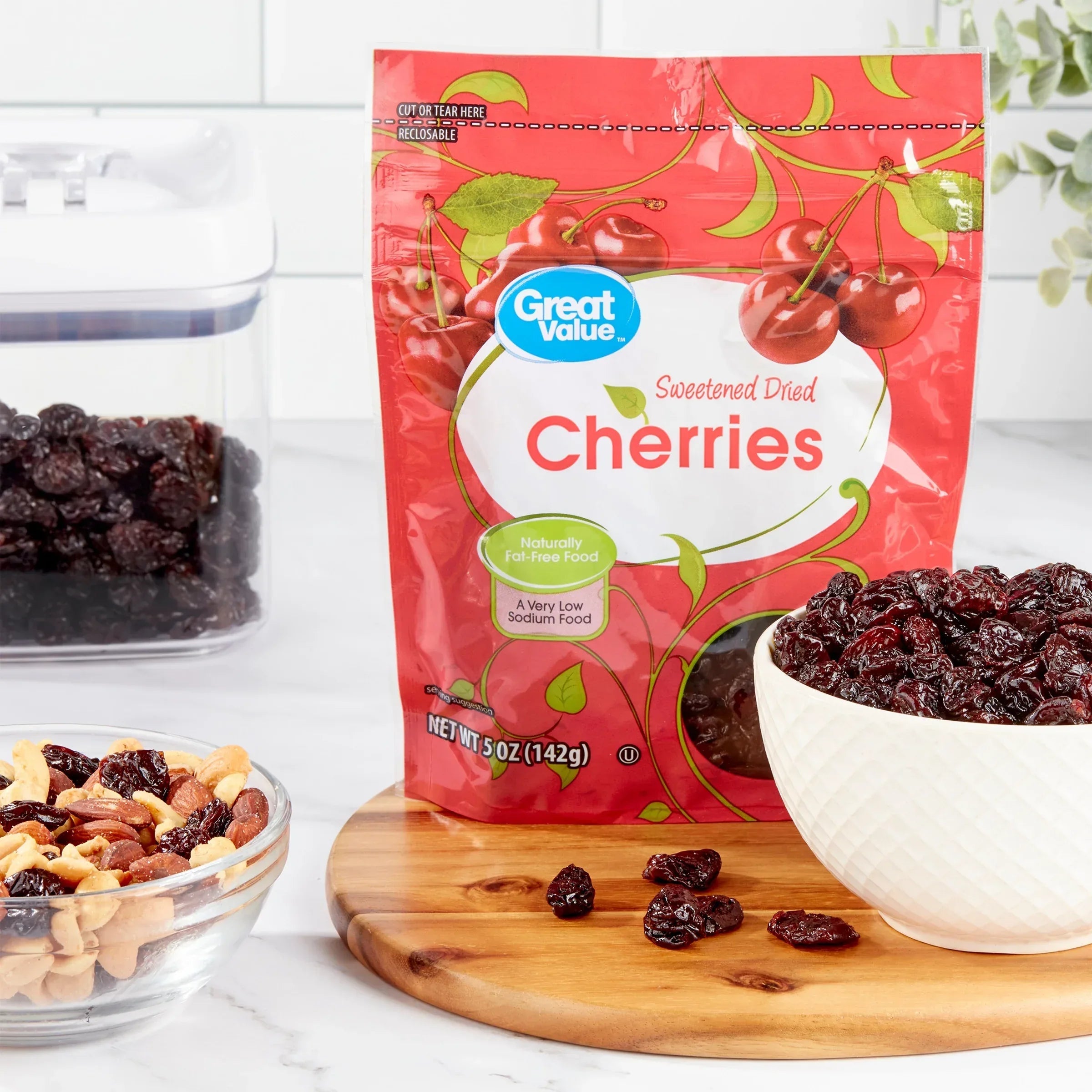 Great Value Sweetened Dried Cherries, 5 oz