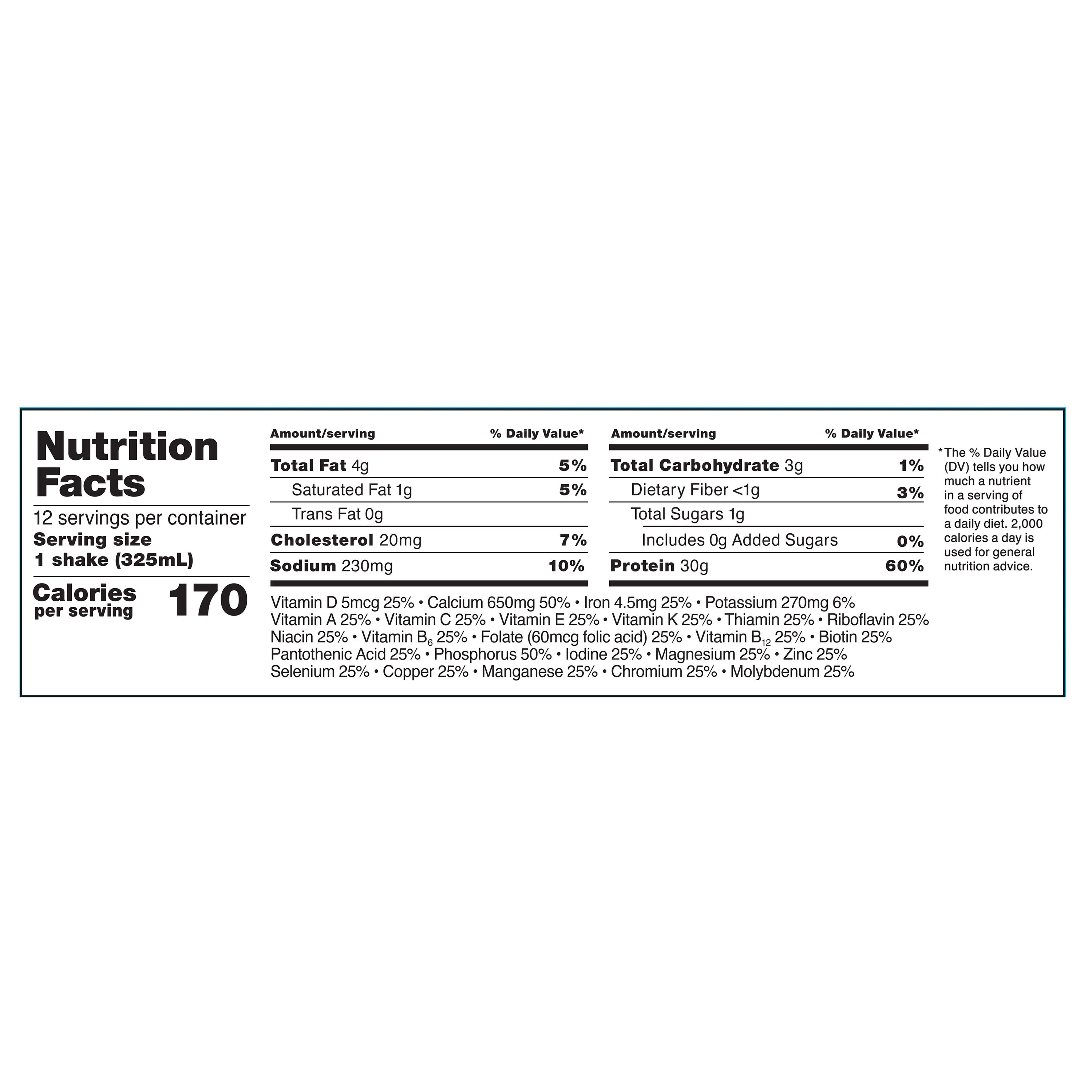 Equate Protein Shake, Vanilla, 11 fl oz, 12 Count