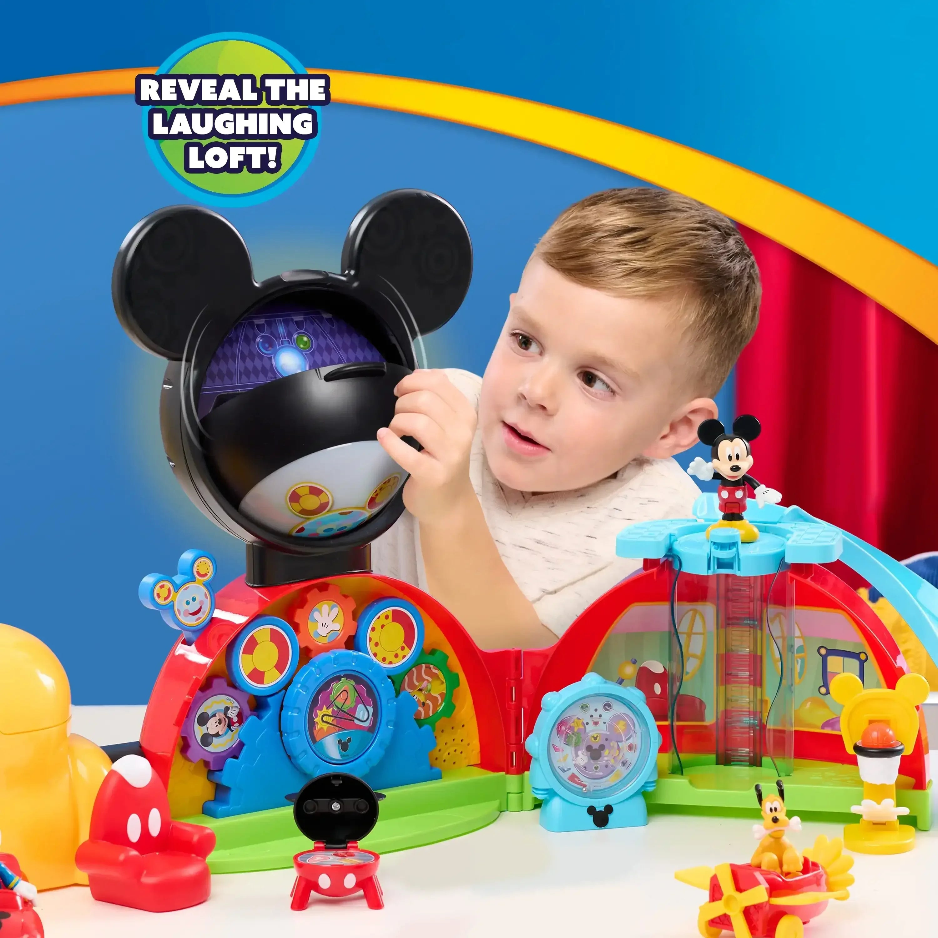 Disney Jr. Mickey Mouse 28-inch Clubhouse Deluxe Playset, 16-pieces, Kids Ages 3 and up - USA MEGA SHOP