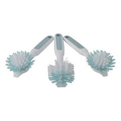 GoodCook PROfreshionals 3-Piece BPA-Free Kitchen Dish Brush Set, Teal