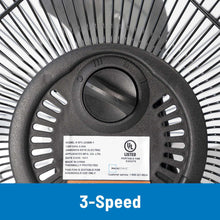 Fan control dial on metal high-velocity fan grille, close-up