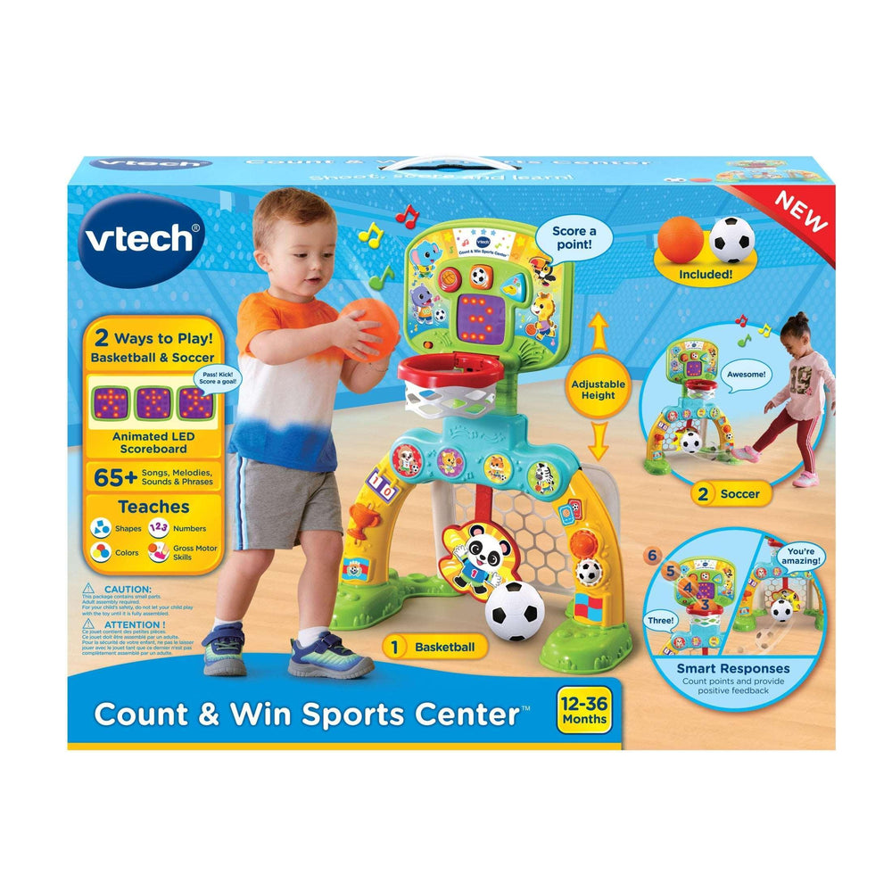VTech Count & Win Sports Center with Accessories, Baby and Toddler Toys - USA MEGA SHOP