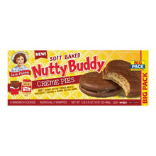 Nutty Buddy Creme Pies cookie box, big pack, chocolate creme sandwich cookies