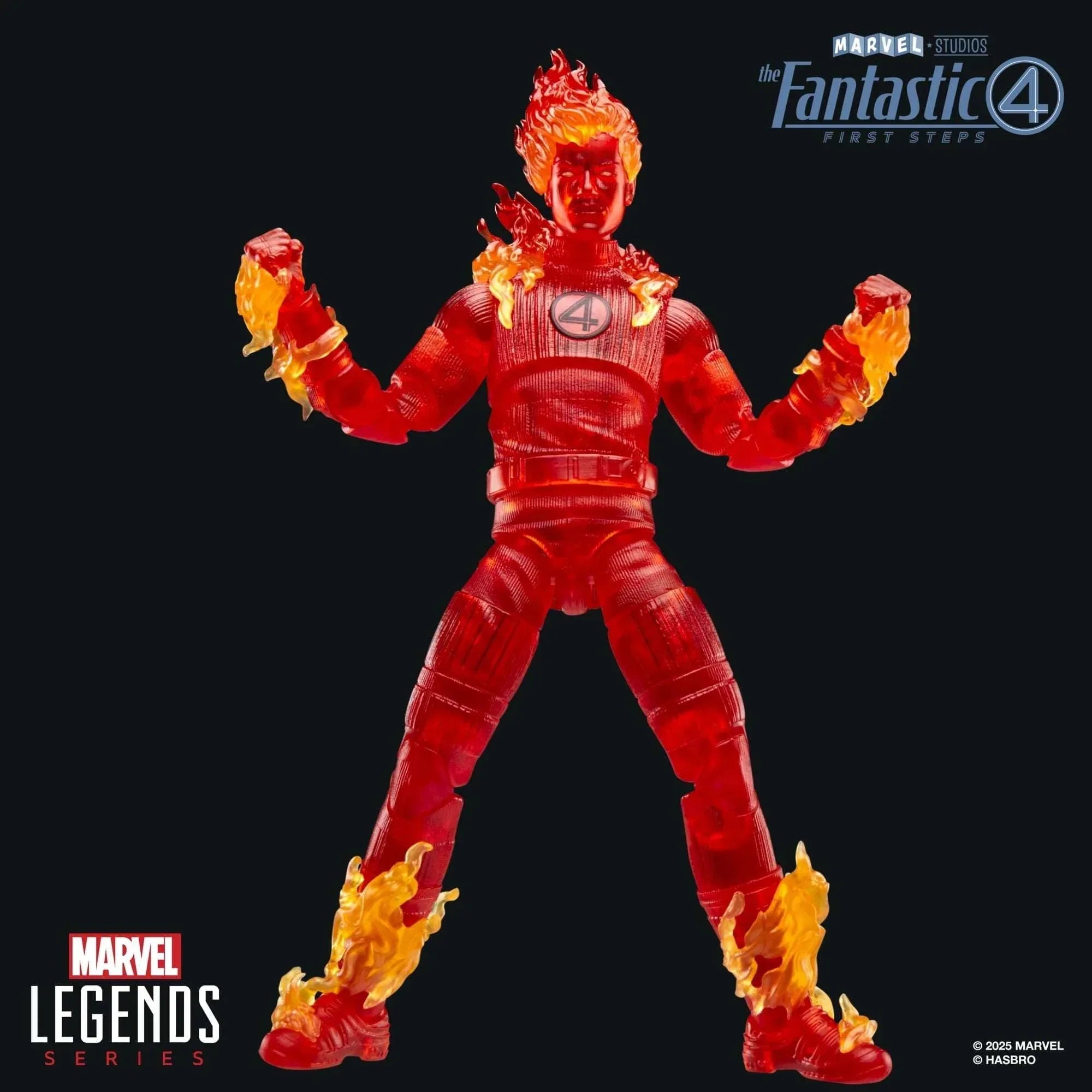 Marvel Legends Series Human Torch, The Fantastic Four: First Steps 6" Action Figure - USA MEGA SHOP