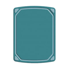 Mainstays 2 Pieces 8.5” x 11” and 10” x 14” Non-Slip Recycled Poly Cutting Board, Blue Color