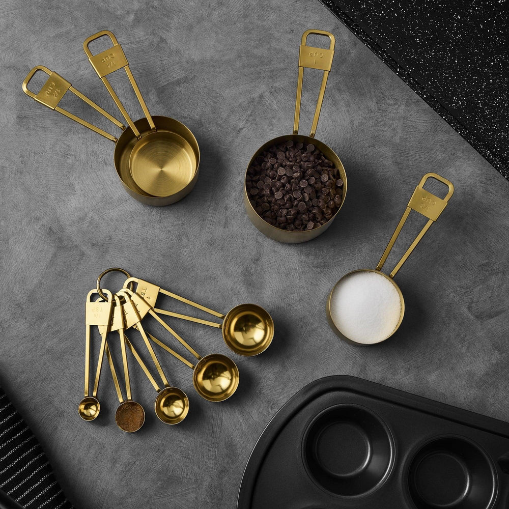 Thyme & Table 5-Piece Stainless Steel Measuring Spoon Set - USA MEGA SHOP