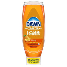 Orange Dawn antibacterial EZ-Squeeze hand soap bottle, 22 fl oz, front view.