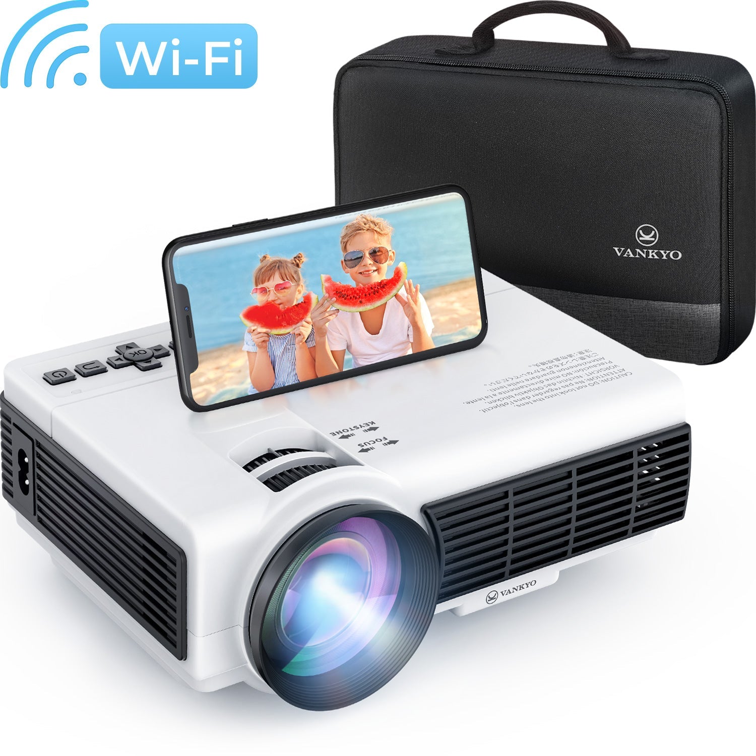 VANKYO Leisure 3 Pro Native 1080P Projector, Full HD 5G Wifi Projector with LCD Display
