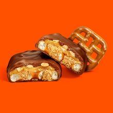 REESE'S TAKE 5 chocolate candy pieces with peanut, caramel, and pretzel layers