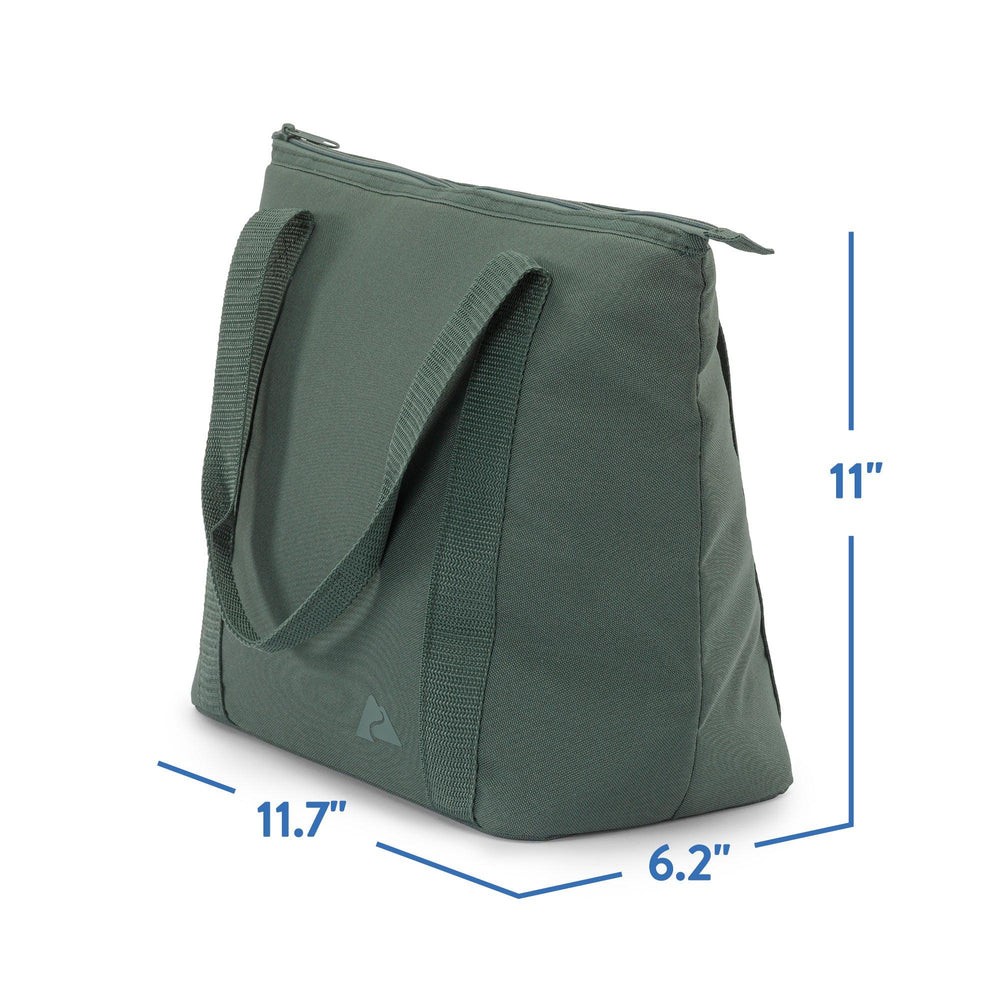 Ozark Trail 12 Can Soft Cooler Tote, Forest Green, 10.5 Quart Volume Capacity - USA MEGA SHOP