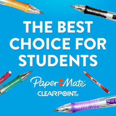 Paper Mate Clear Point Mechanical Pencils, 0.7mm, #2, Fashion Barrels, 2 Count
