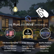 Wireless smart dimming light switch with warranty and quality product badges