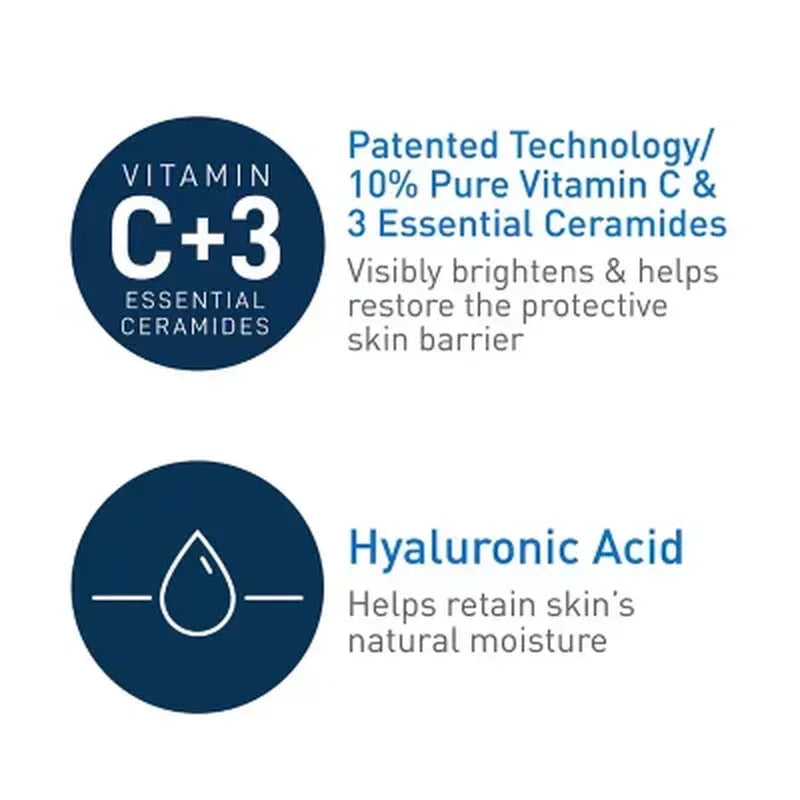 Cerave Skin Renewing Vitamin C Serum (1.0 Fl. Oz., 2 Pk.)