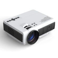 White VANKYO projector angled view with front lens and top button area