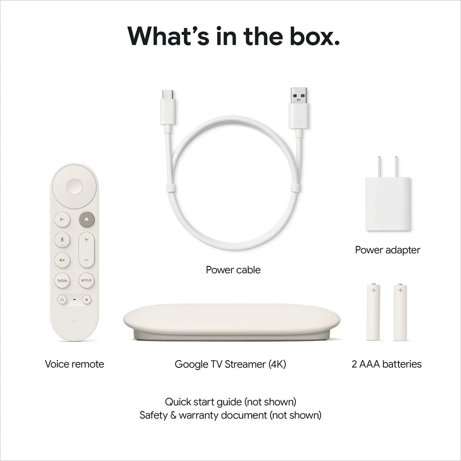 Google TV Streamer 4K - Fast Streaming Entertainment on Your TV with Voice Search Remote - Watch Movies, Shows, Live TV, and Netflix in 4K HDR - Smart Home Control - 32 GB of Storage - Haze - USA MEGA SHOP