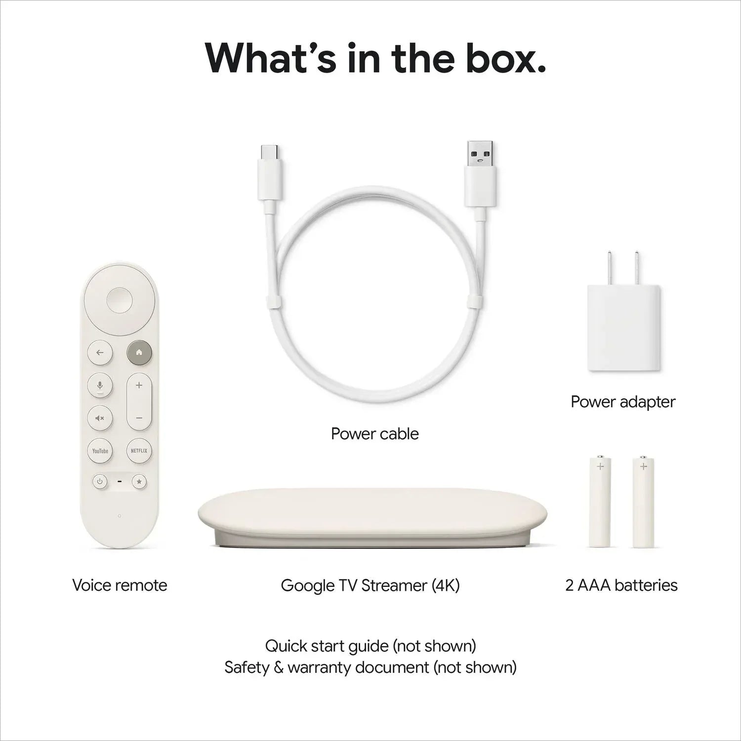 Google TV Streamer 4K - Fast Streaming Entertainment on Your TV with Voice Search Remote - Watch Movies, Shows, Live TV, and Netflix in 4K HDR - Smart Home Control - 32 GB of Storage - Haze