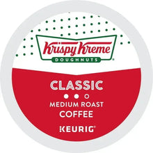 Krispy Kreme K-Cup pod label: Classic medium roast coffee