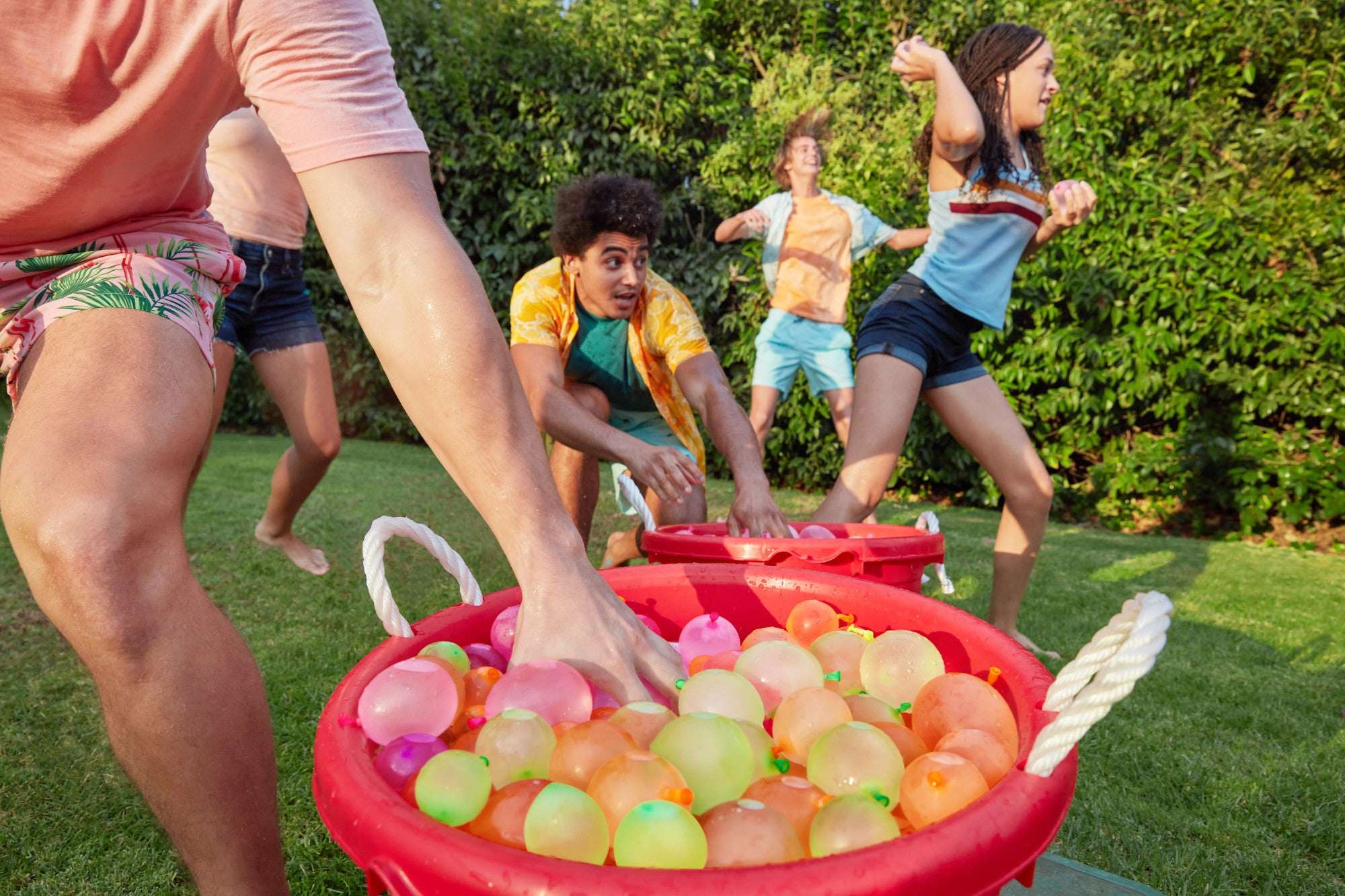 Bunch O Balloons Tropical Party 265+ Rapid-Filling Self-Sealing Water Balloons (8 Pack)