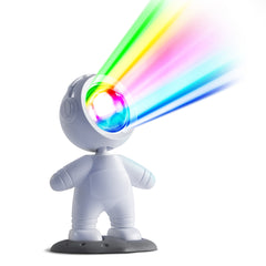 Mini Astronaut Projector Night Light Merkury Innovations- Purple Sunset, Rotating Head, USB Powered