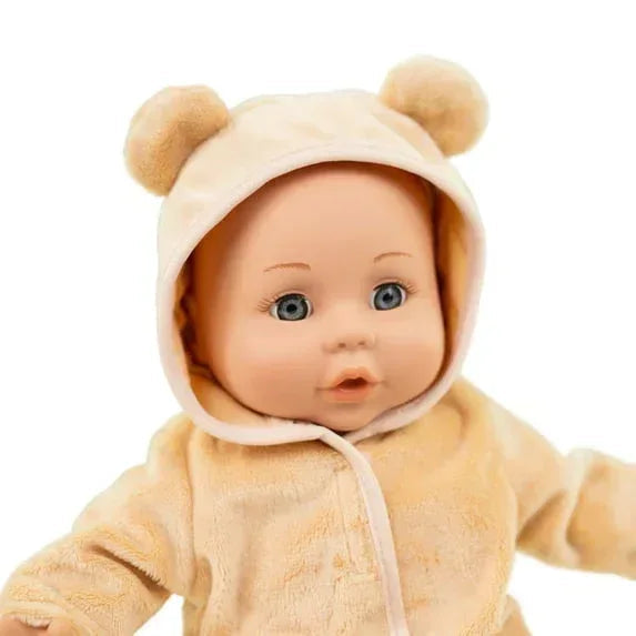 My Sweet Love Bedtime Baby Doll Play Set, Mocha and Ivory Outfit, 14-inch Doll, 6 Pieces Included