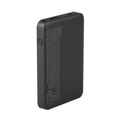 onn 5000mAh Portable Power Bank with USB-C and USB-A ports, Compact Size, LED Indicator Lights, Black - Compatible with iPhone, iPad, AirPods, Samsung Galaxy, Note, Pixel & More - USA MEGA SHOP