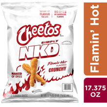 Cheetos Simply NKD Flamin’ Hot crunchy cheese snacks, 17.37-ounce bag