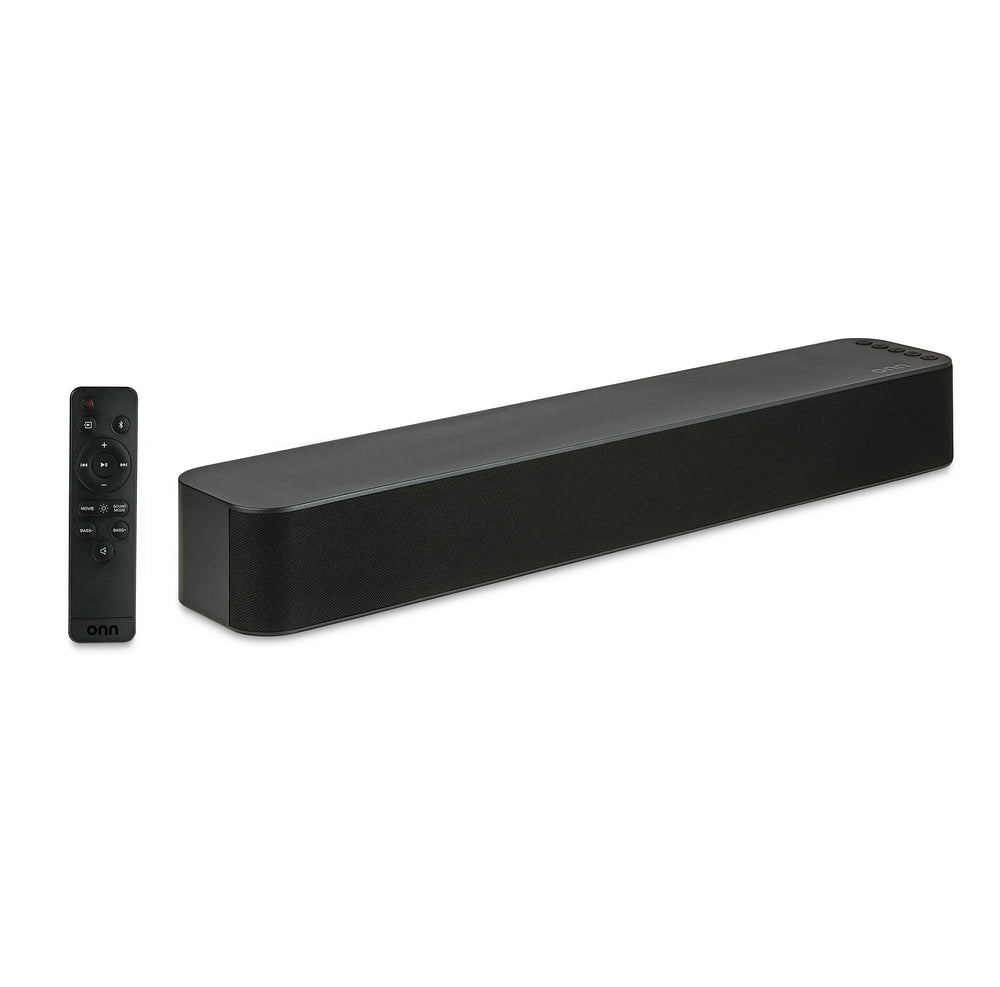 onn Bluetooth 2.0 Channel Soundbar with Multi-Color LED Lighting, 20", Black - USA MEGA SHOP