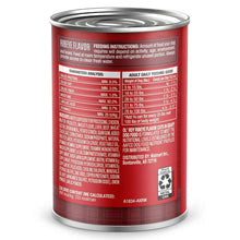 Ol'Roy wet dog food can back label with feeding instructions