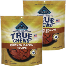 Blue True Chews Chicken Bacon Recipe dog treat bags, front package view