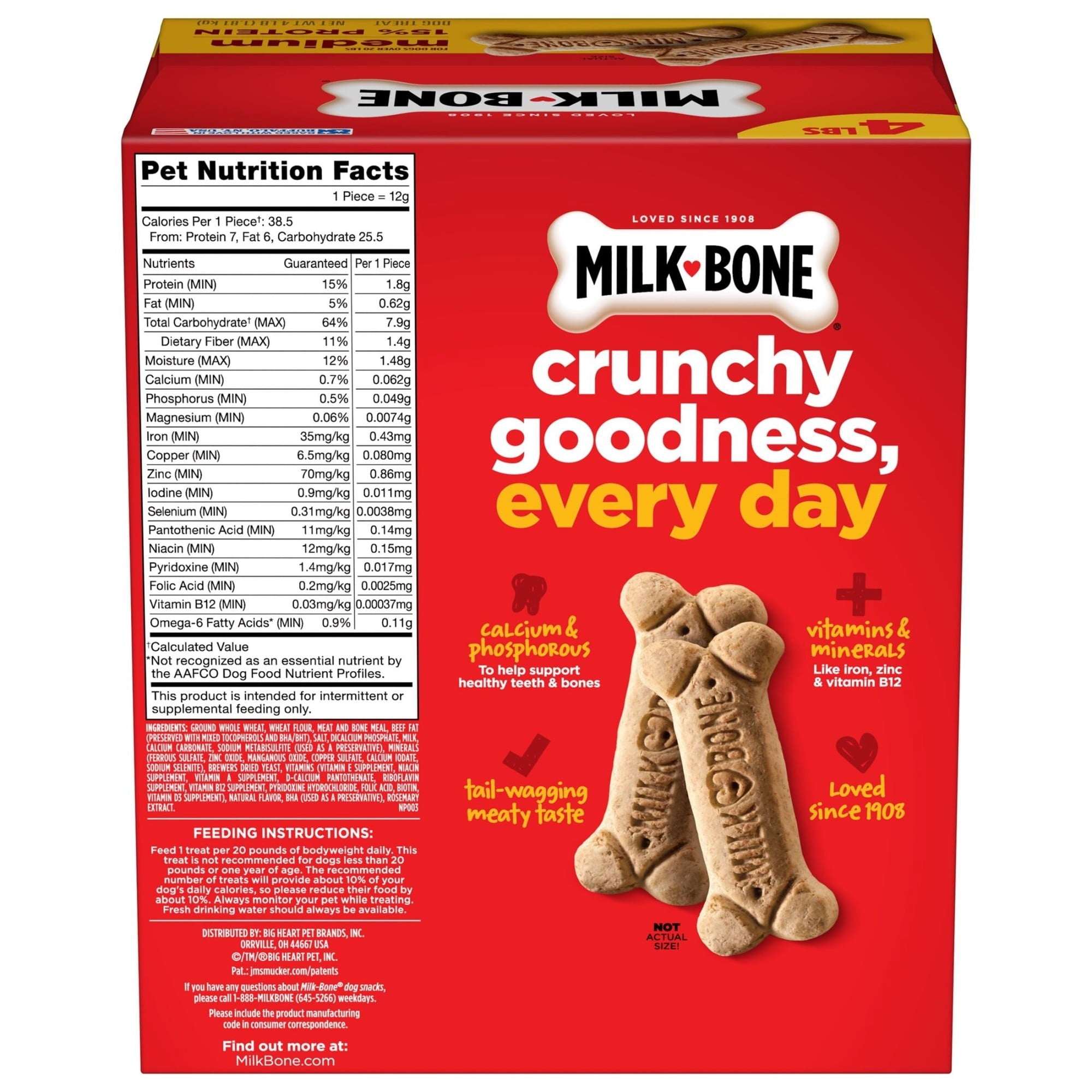 Milk Bone Original Biscuits, Medium Dog Treats