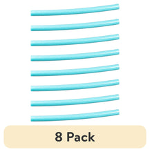 Teal pool noodles, 8-pack foam float tubes, 50 in long