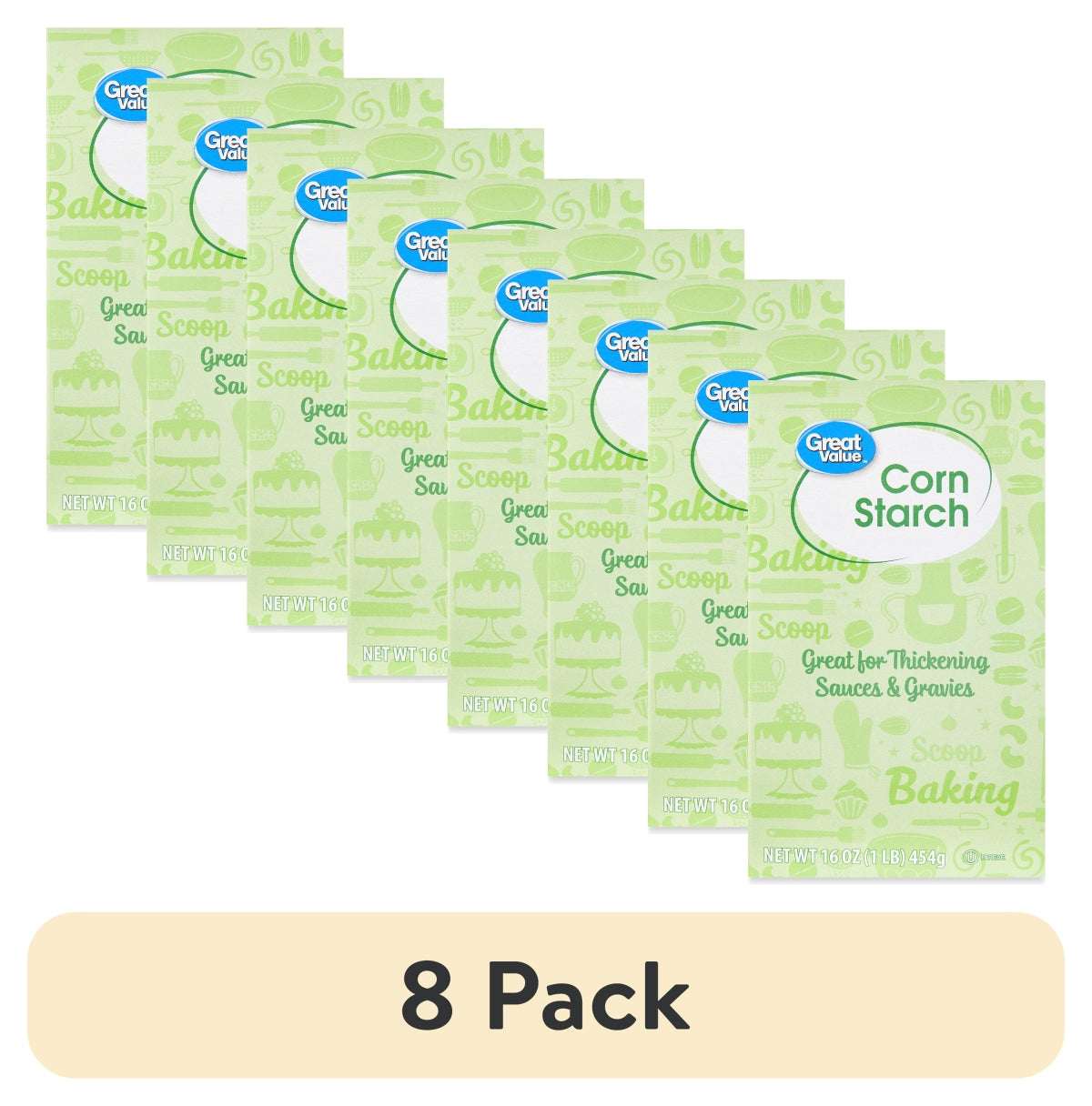Great Value Corn Starch, 16 oz