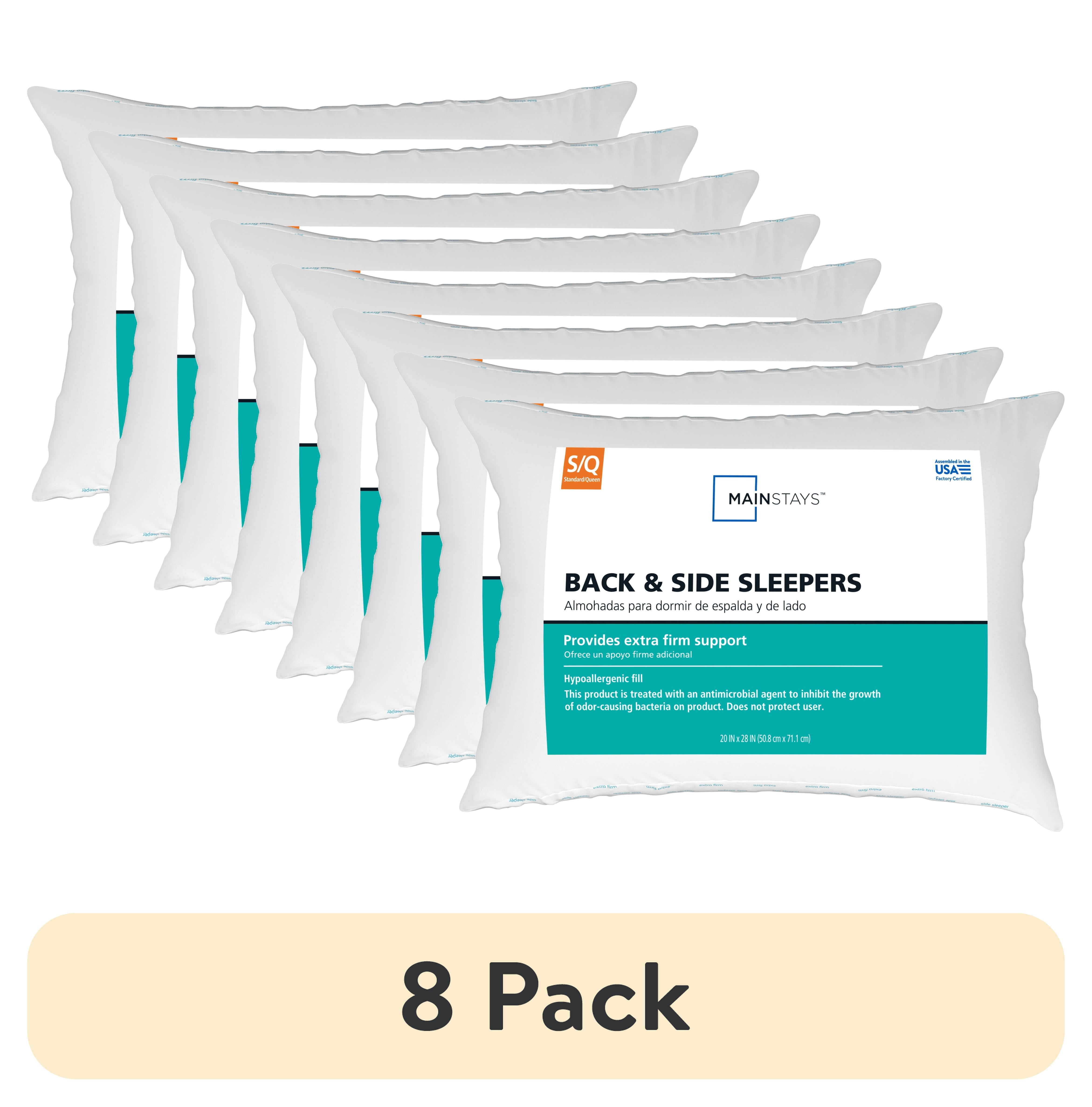 Mainstays Back & Side Sleeper Bed Pillow, King - Extra Firm Support