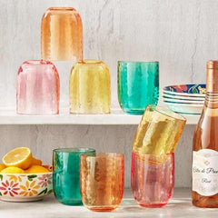 Member'S Mark Shatterproof 8-Piece Stemless Set (Assorted Colors)