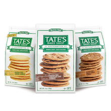 Gluten-free cookie variety pack showing lemon, chocolate chip, and ginger zinger bags