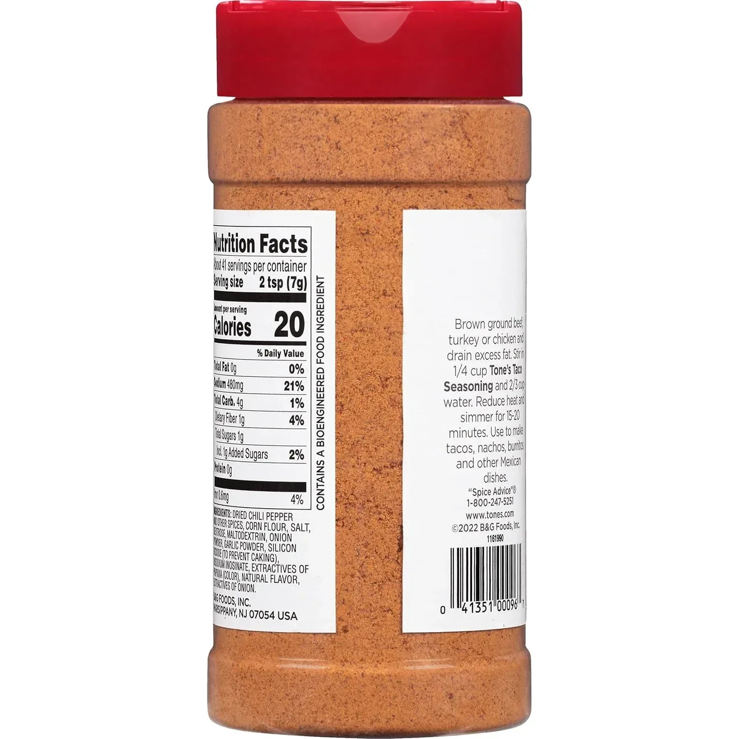 Tone's Taco Seasoning, Assorted Size